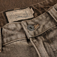 Dime Classic Baggy Denim Pants Dipped Sandblasted Brown Dime Classic Baggy Denim Pants Dipped Sandblasted Brown