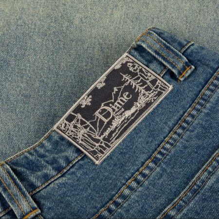 Dime Classic Baggy Denim Pants Dipped Sandblasted Indigo