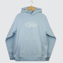 Dime Globe Hoodie Baby Blue