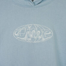 Dime Globe Hoodie Baby Blue