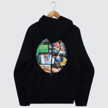 Polar Skate Co. Ourselves Collage Fill Logo Dave Hoodie Black Polar Skate Co. Ourselves Collage Fill Logo Dave Hoodie Black