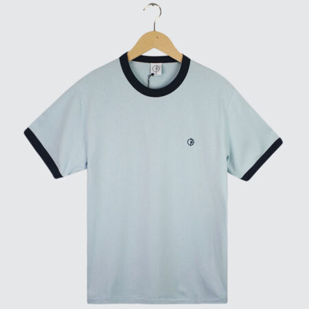 Polar Skate Co. Ringer T-Shirt Cloud Light Blue/Navy Polar Skate Co. Ringer T-Shirt Cloud Light Blue/Navy