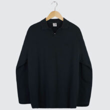 Polar Skate Co. Serge L/S Polo Shirt Black Polar Skate Co. Serge L/S Polo Shirt Black