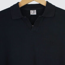 Polar Skate Co. Serge L/S Polo Shirt Black Polar Skate Co. Serge L/S Polo Shirt Black