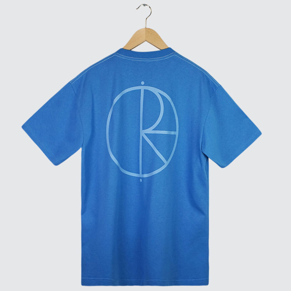 Polar Skate Co. Stroke Logo Contrast T-Shirt French Blue