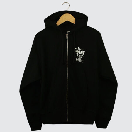 Stüssy Well Suited Zip Hood Black Stüssy Well Suited Zip Hood Black