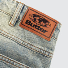 Butter Goods Ace Denim Jeans Distressed Light Blue
