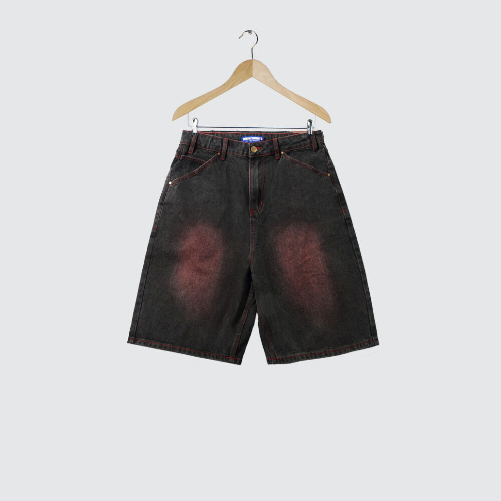Butter Goods Encounter Denim Shorts Tinted Washed Black