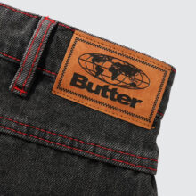 Butter Goods Encounter Denim Shorts Tinted Washed Black Butter Goods Encounter Denim Shorts Tinted Washed Black