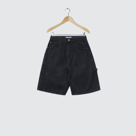 Butter Goods Rivet Denim Shorts Washed Black Butter Goods Rivet Denim Shorts Washed Black