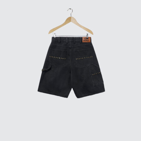 Butter Goods Rivet Denim Shorts Washed Black Butter Goods Rivet Denim Shorts Washed Black