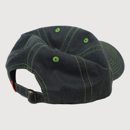 Butter Goods Rounded Logo 6 Panel Cap Washed Black Butter Goods Rounded Logo 6 Panel Cap Washed Black