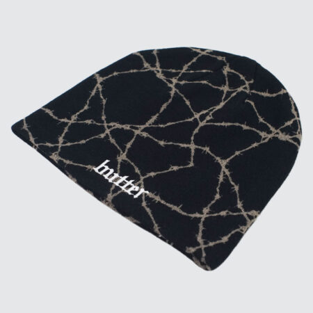 Butter Goods Wired Skully Beanie Black Butter Goods Wired Skully Beanie Black