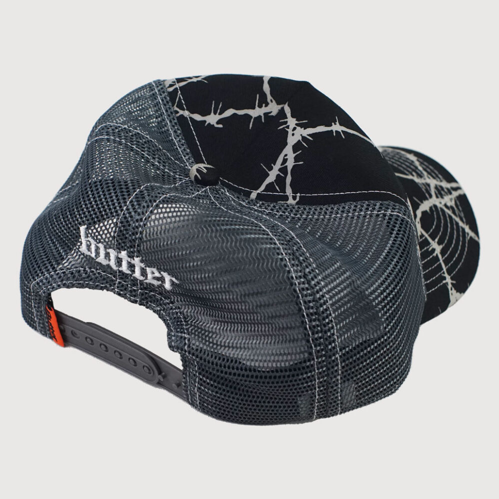 【Butter Goods】バターグッズ Wired Trucker Cap キャップ WiredTruckerCapBlack2_grande.