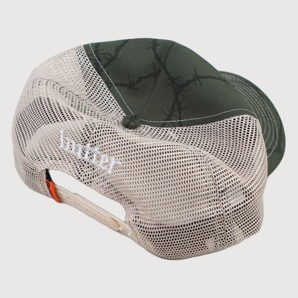 Butter Goods Wired Trucker Cap Smoke Butter Goods Wired Trucker Cap Smoke