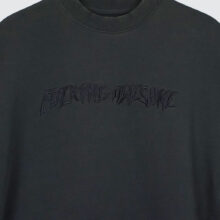 Fucking Awesome Distressed Stamp Crewneck Black