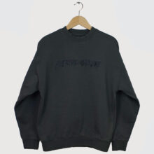 Fucking Awesome Distressed Stamp Crewneck Black