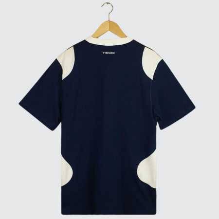 Adidas Tyshawn T-Shirt DRKBLUE/WHITE Adidas Tyshawn T-Shirt DRKBLUE/WHITE