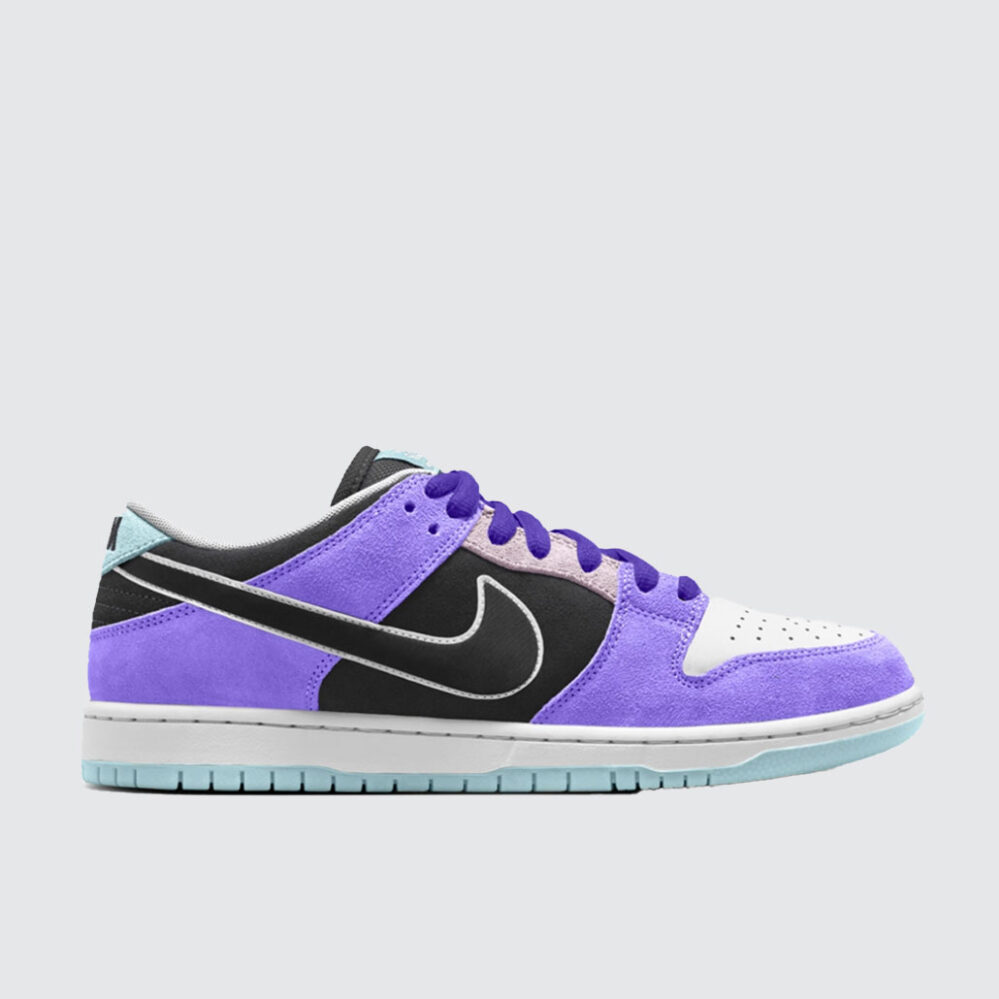 Nike SB Dunk Low Pro QS Hailey Wilson Court Purple/Black-White-Lagoon Purple