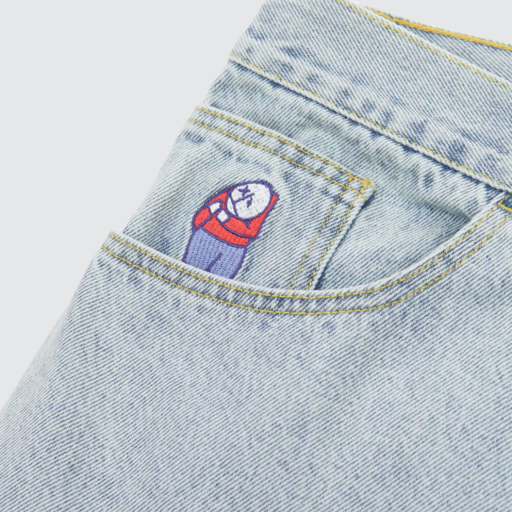 Polar Skate Co. Big Boy Jeans OG LOGO Light Blue Polar Skate Co. Big Boy Jeans OG LOGO Light Blue