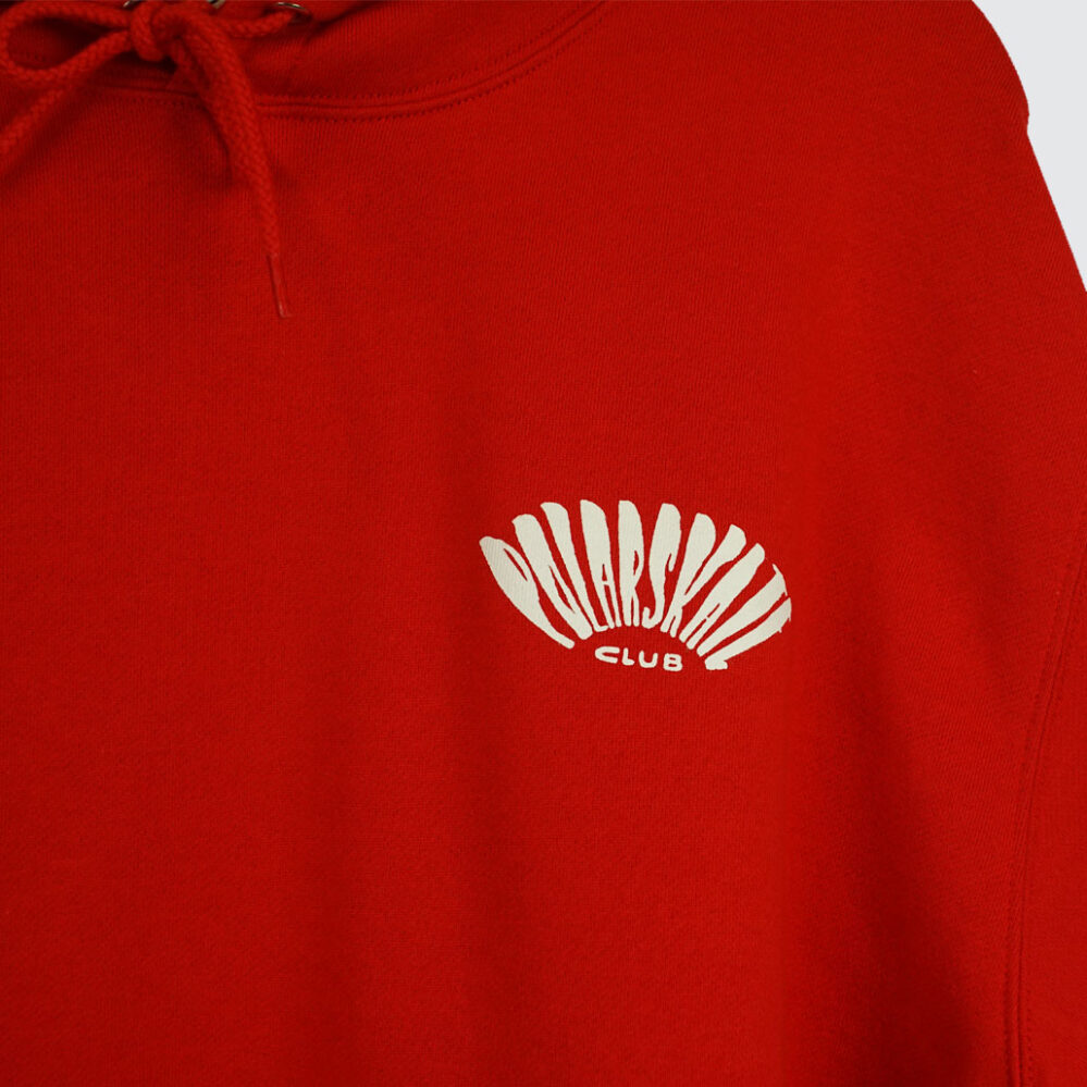 Polar Skate Co. Polar Skate Club Dave Hoodie Red Polar Skate Co. Polar Skate Club Dave Hoodie Red