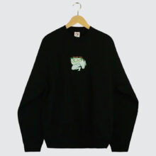 Polar Skate Co. Shy Bow Dave Crewneck Black