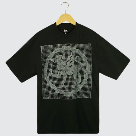 The Trilogy Tapes Filet Lace T-Shirt Black The Trilogy Tapes Filet Lace T-Shirt Black