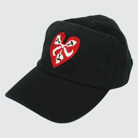 The Trilogy Tapes Heart 6-Panel Cap Black