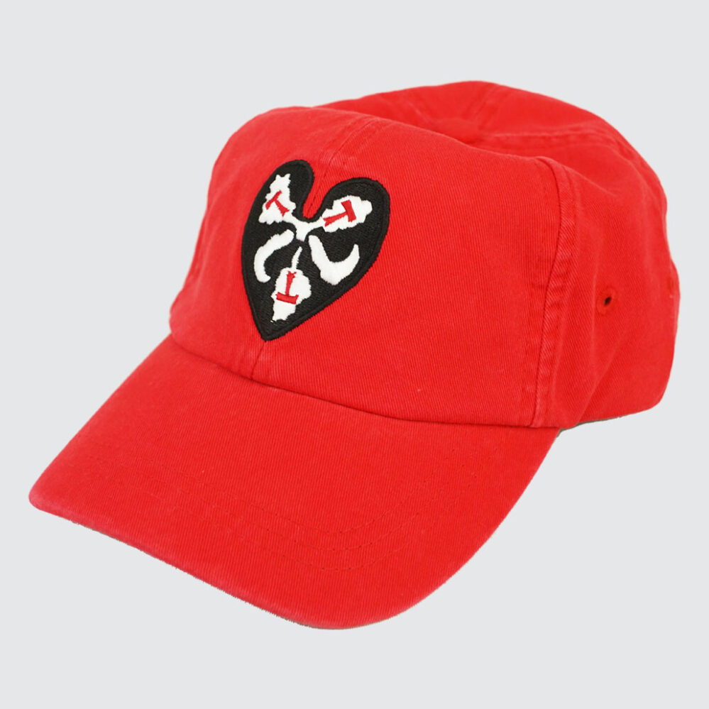 The Trilogy Tapes Heart 6-Panel Cap Red