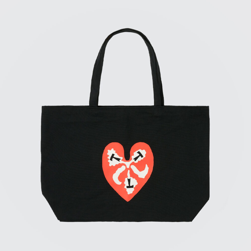 The Trilogy Tapes Heart Record Bag Black