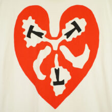 The Trilogy Tapes Heart T-Shirt White The Trilogy Tapes Heart T-Shirt White