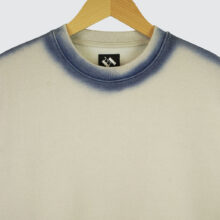 The Trilogy Tapes Overdyed Crewneck Grey/Blue