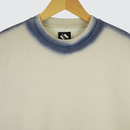 The Trilogy Tapes Overdyed Crewneck Grey/Blue The Trilogy Tapes Overdyed Crewneck Grey/Blue