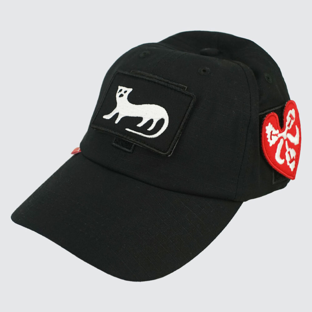 The Trilogy Tapes Velcro Patch 6-Panel Cap Black