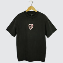 April Skateboards Heart T-Shirt Black
