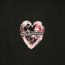 April Skateboards Heart T-Shirt Black