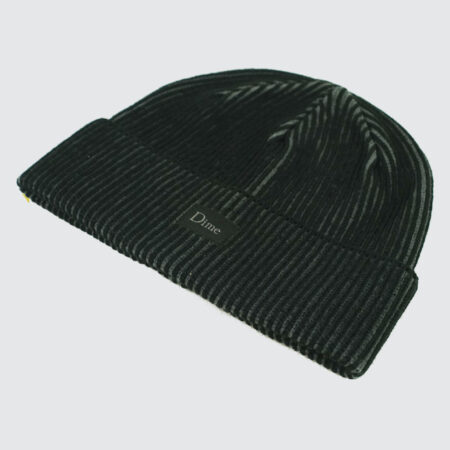 帽子 Dime Chopper Fold Beanie / Black Dime Chopper Fold Beanie Black - Coureur Goods