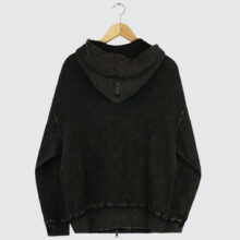 Dime Premium Waffle Zip-Hoodie Faded Black Dime Premium Waffle Zip-Hoodie Faded Black