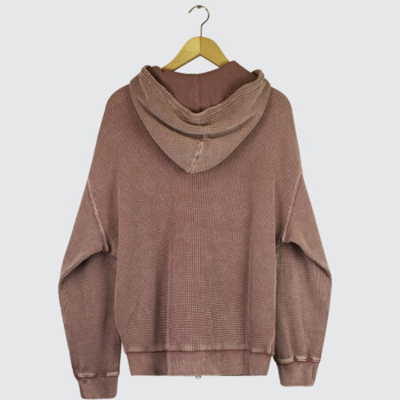 Dime Premium Waffle Zip-Hoodie Faded Mauve Dime Premium Waffle Zip-Hoodie Faded Mauve
