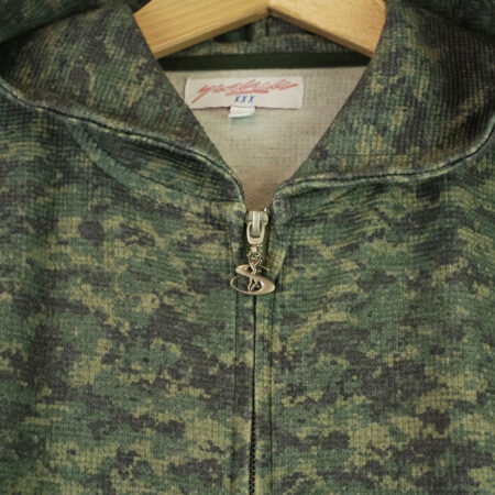Yardsale Camo Zero Zip-Hoodie Washed Green Yardsale Camo Zero Zip-Hoodie Washed Green