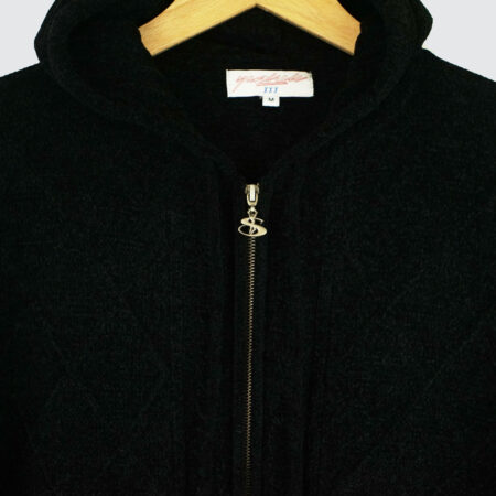 Yardsale Dreamer Chenille Zip-Hoodie Black