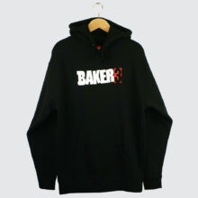 Baker Skateboards Baker 3 Hoodie Black Baker Skateboards Baker 3 Hoodie Black