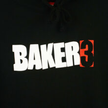 Baker Skateboards Baker 3 Hoodie Black Baker Skateboards Baker 3 Hoodie Black