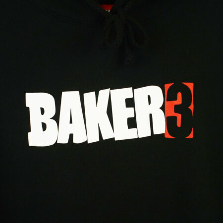Baker Skateboards Baker 3 Hoodie Black Baker Skateboards Baker 3 Hoodie Black