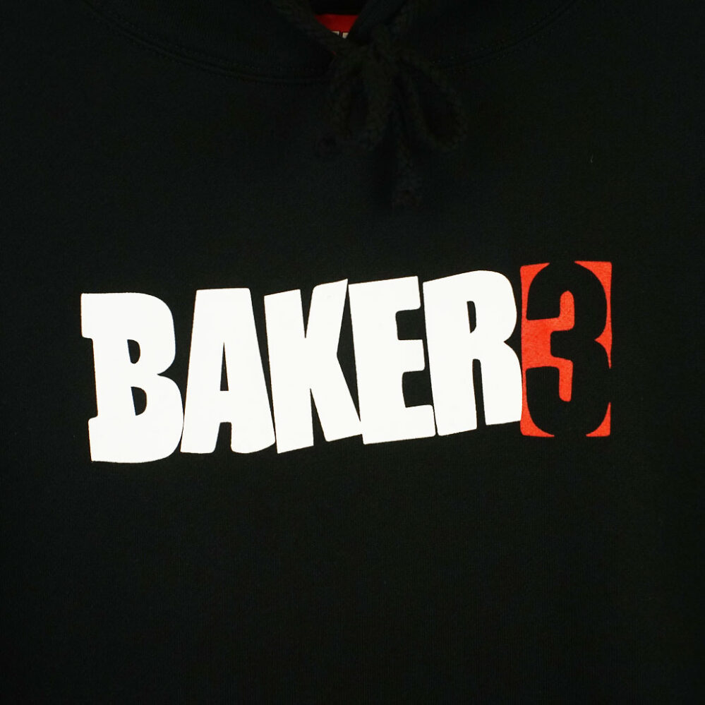 Baker Skateboards Baker 3 Hoodie Black Baker Skateboards Baker 3 Hoodie Black