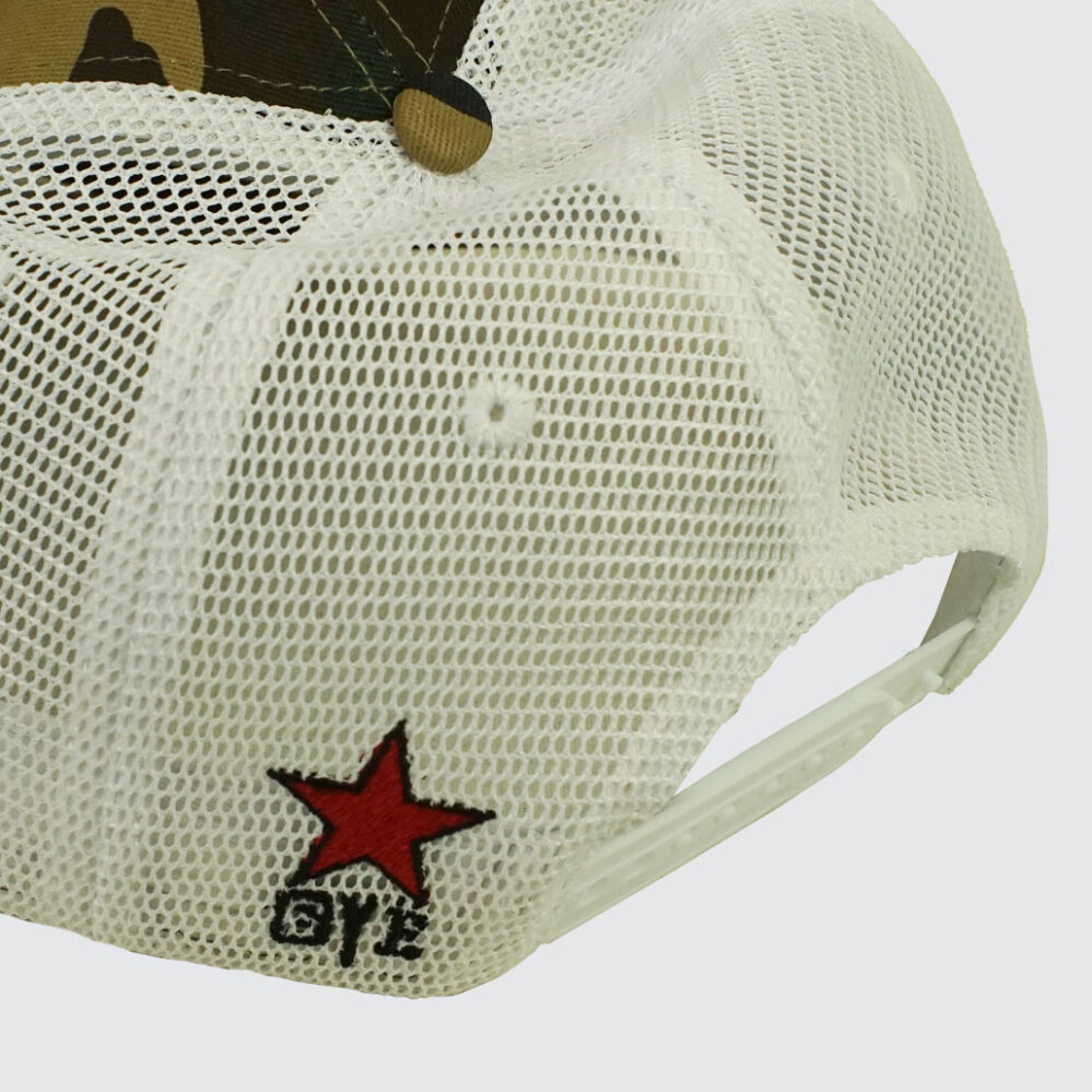 Bye Jeremy Couple Trucker Cap Camo/White Bye Jeremy Couple Trucker Cap Camo/White