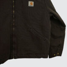 Carhartt WIP OG Detroit Jacket Tobacco/Black Stone Canvas Carhartt WIP OG Detroit Jacket Tobacco/Black Stone Canvas