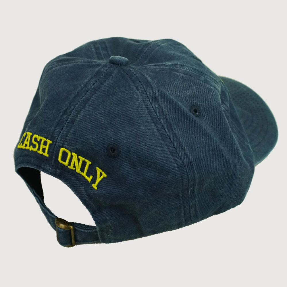 Cash Only Campus 6 Panel Cap Washed Navy
