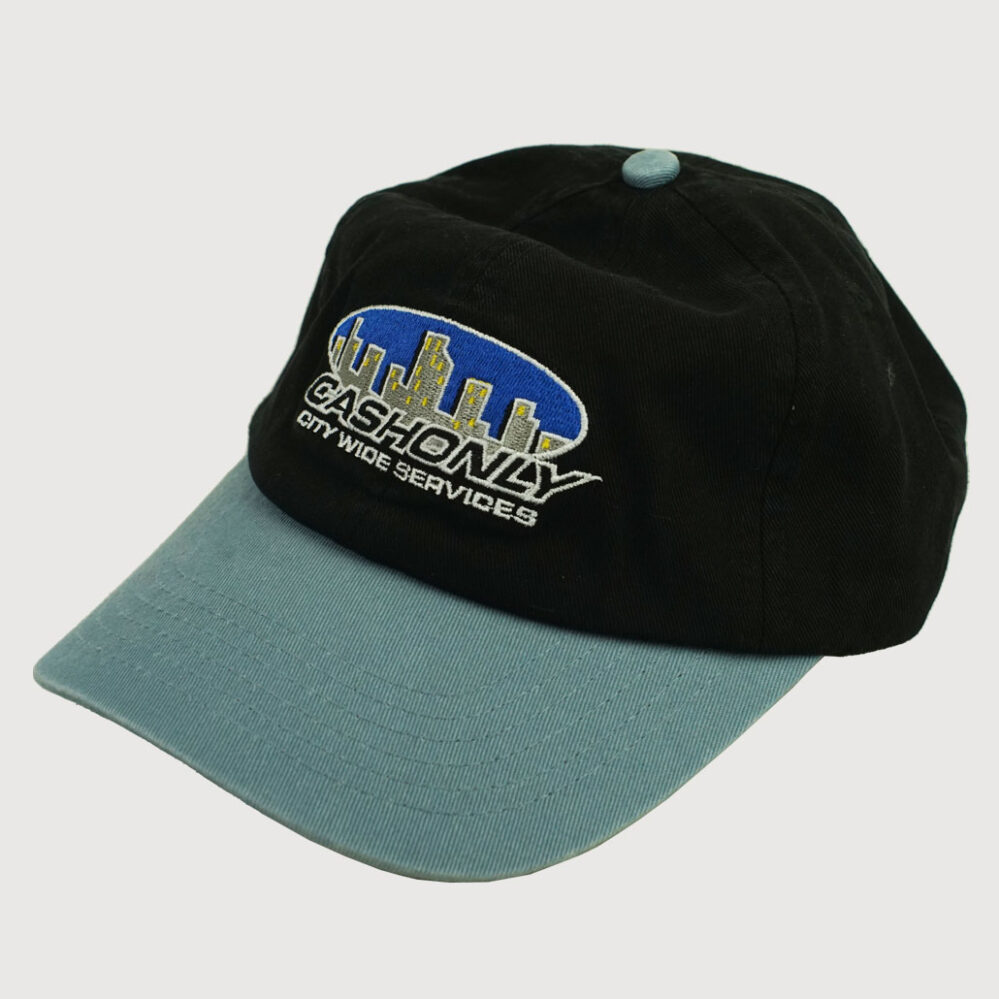 Cash Only City Wide 6 Panel Cap Black
