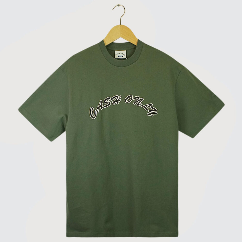 Cash Only Logo T-Shirt Safari